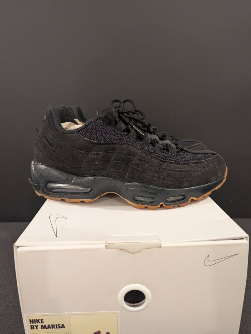 Nike By You Air Max 95 Black/Gum Sz 8.5W